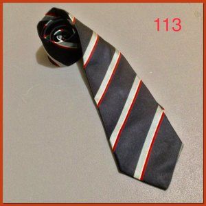 Vtg Striped Silk Tie_113